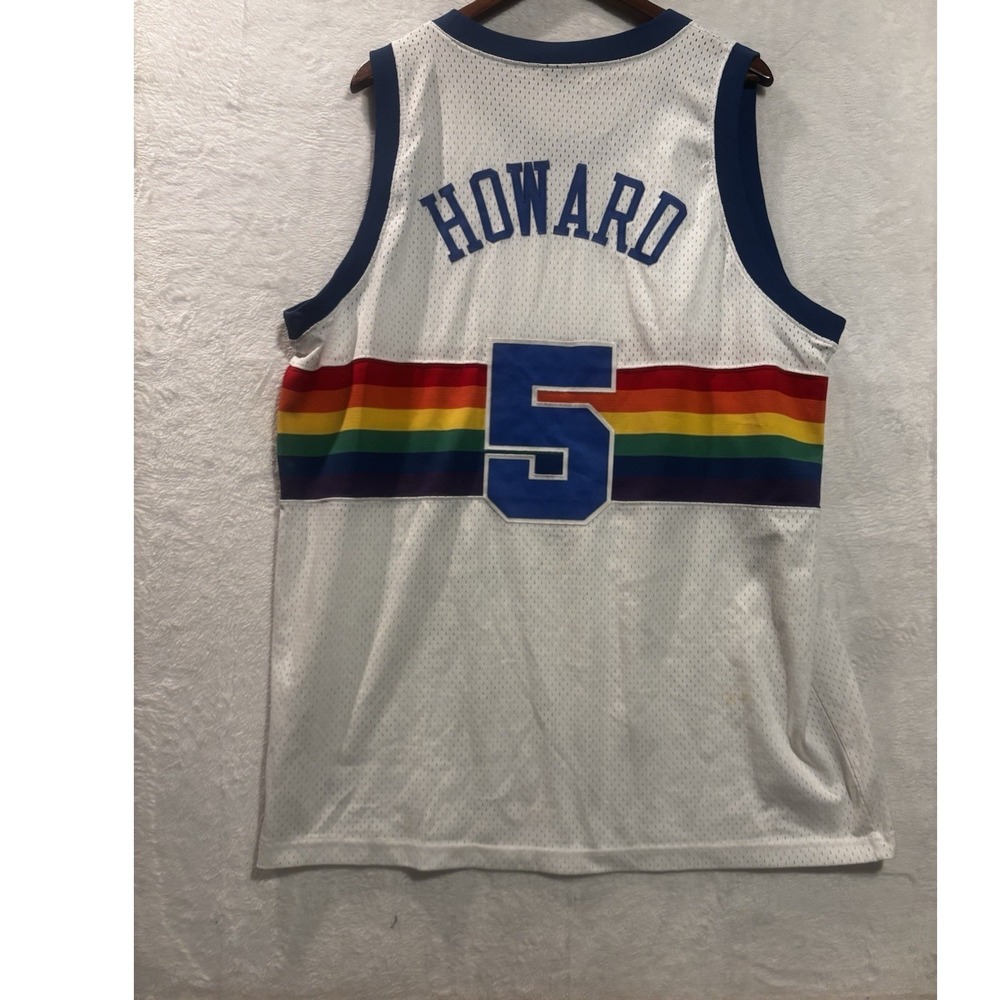 Vintage NBA Juwan Howard Jersey #5 Denver Nuggets Retro Nike‎ XXL Basketball